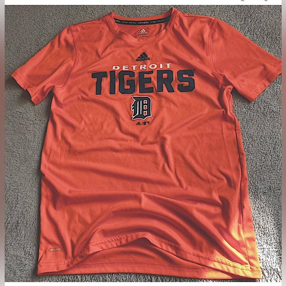 New Adidas Detroit Tigers Climate Control Athletic Top | large